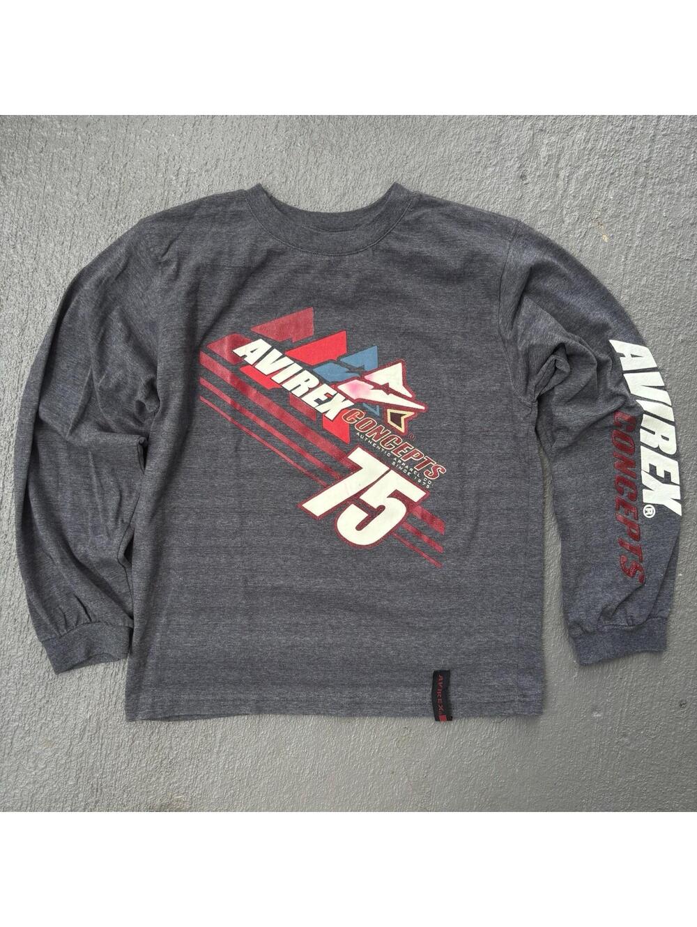 Y2K Avirex Concepts Tactical Systems Long Sleeve Shirt YOUTH 12-14